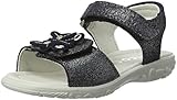 Echtes Leder RICOSTA Mädchen Vicky Sandalen, Blau (Nautic), 28 EU