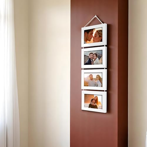 Image of Art Street Hanging photo frame pearl drop- set of 4