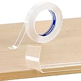 ZOMPAGO クリアエッジプロテクターストリップ - 家具用コーナープロテクター、強力な粘着性衝突防止安全バンパー、鋭いエッジ、ウィンドウエッジ、壁プロテクター用防水安全バンパー、0.8インチ x 9.84フィート