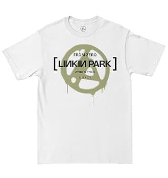 【新品】linkin park XL TEE白 日本限定 Amazon.com: Linkin Park Men's Bracket Logo Slim Fit T-Shirt