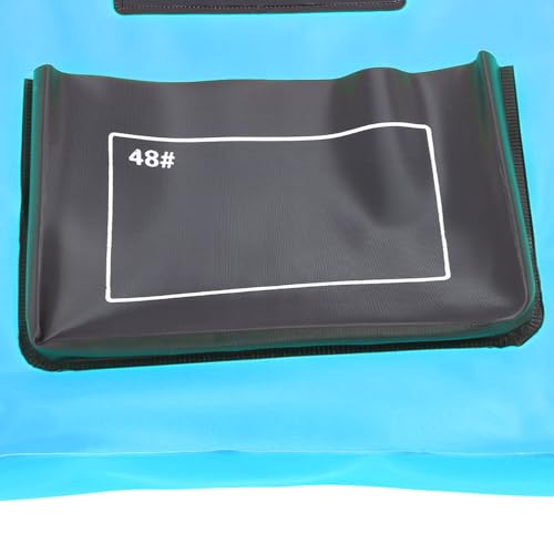 Cubo plegable para peces contenedor grueso impermeable de camping 6