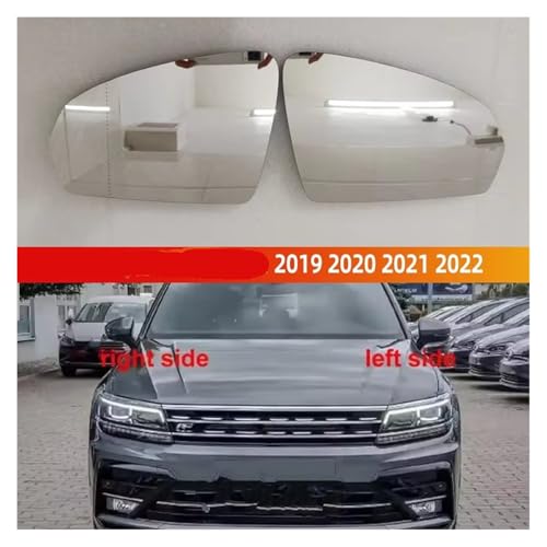 Rétroviseur Tiguan L propre sous la pluie : miroirs chauffants 2PC