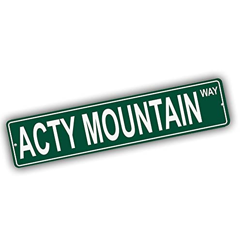 Brotherhood Aluminum Street Sign for Acty Mountain - Nevada Man Cave Decor