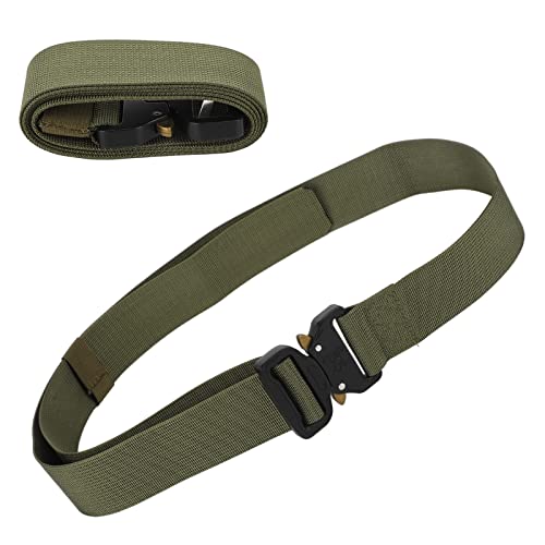 Cinto Masculino Ao Ar Livre Simples Cintura Elegante Lona Fora para Cintos de Reposição (Verde)