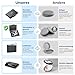 Oralphi Aluminum Retainer Case for Invisalign Aligners, Partial Mouth Guard Case Denture Retainer Container Case Holder with Vent Holes, Slim Orthodontic Aligner Case for Traveling-1 Pack Black