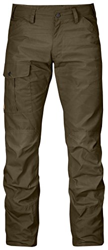 Fjällräven Herren Bukser Nils Trousers Hose, Dark Olive, 52 EU