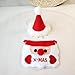 Baoblaze Bib with Hat Cute Polyester Fashionable Party for Small Dogs Puppy Cats Pet Costume Accessories Xmas Decoration, red White Ball hat