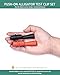 BOCEUC Multimeter Alligator Clips, Insulation Alligator Clip with Flexible Boots for 2mm Diameter Probe Tips