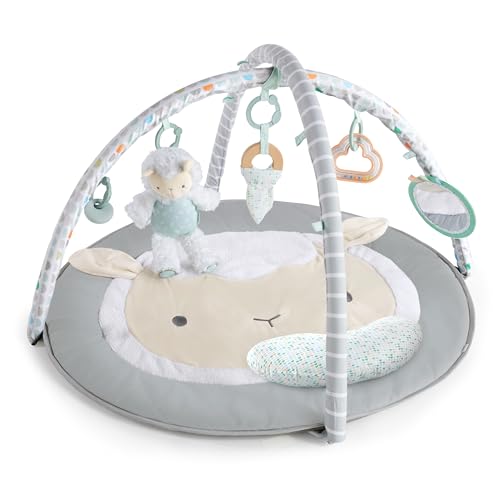 Ingenuity Sheppy’s Spot Ultra Plush Baby Activity Gym & Tummy Time Mat, Newborn and up – Corrie