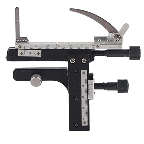 TANIQIACA Professional Attachable Mechanical X-Y Moveable Stage Caliper with Scale for Microscope Accessories
