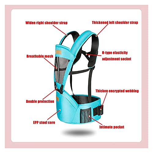 HXR kinderwagen 3 in 1 Baby Carrier Ademend Baby Carrier Taille Kruk Geschikt voor Baby's Universele Multifunctionele… - Image 5