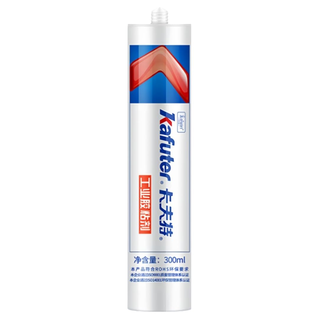 VIDOO Kafuter K-5709 Mastyks Syntetyczny Odporny na Warunki Atmosferyczne, Cement Mocujący Komponenty Metalowe Szkło o Niskiej Twardości - 300ml