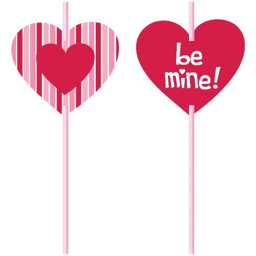 Pitillos con Corazones para San Valentín 6 pzas miniatura 1