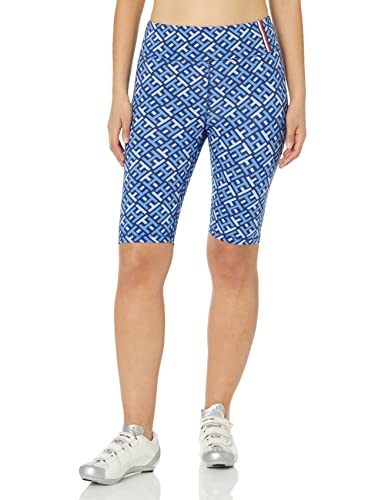 La mejor comparación de Luz bicicleta soporte comprados en linea. 35 Tommy Hilfiger Pantalón Corto de Bicicleta de Talle Alto para Mujer, Luz diurna/Azul Profundo, M
