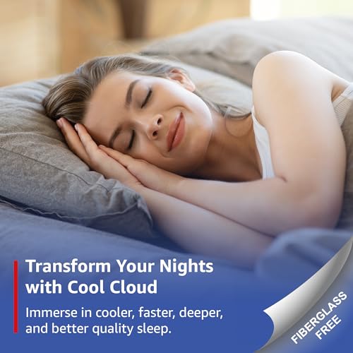 Image of ROOST SLEEP Cool Cloud 14-Inch King Mattress, Gel Memory Foam for Back Pain Relief & Cool Sleep, Medium Plush, CertiPUR-US Certified, Made in USA, Bed in a Box