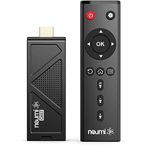 NEUMI Atom Cast 4K UHD Dongle Stick Digital Media Player, Wi-Fi Screen Mirroring Video/Photo/Music Casting and DLNA/UPnP Streaming, Reads USB Drives and Micro SD Cards, HEVC/H.265 4K/30fps, HDMI Cover