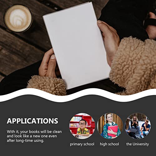 NUOBESTY 50Pcs Clear Book Capas