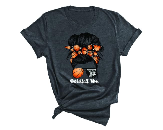 Basketball Mom Shirt Short Sleeve Shirt Basketball Mom Unisex Adult Outfit Great Gift For A Mom With A Basketball Player kid