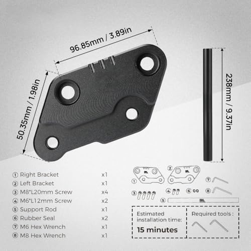 Kits support d'extension repose-pieds électriques pour Talaria Sting MX3 MX4 - 4