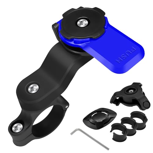 Haimeirui Bike Phone Holder, Motorcycle Phone Mount, 360 Rotating Anti-Vibration ...