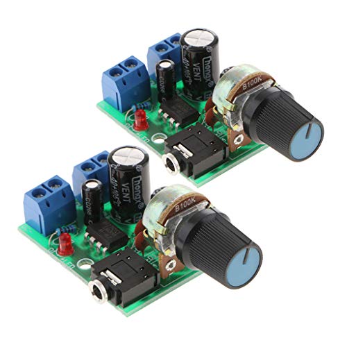 Price comparison product image 2PCS LM386 0.5-10W Audio Power Amplifier Module DC 3-12V Stereo Amp Board