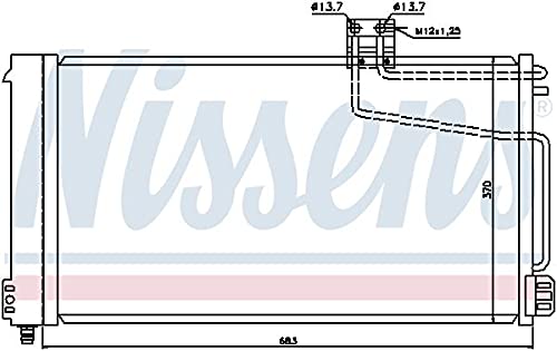 Nissens 94544 Condensatore Climatizzatore – Compatibile Con Mercedes Classe C, CLK, SLK (W203, C209, R171, Ecc.)