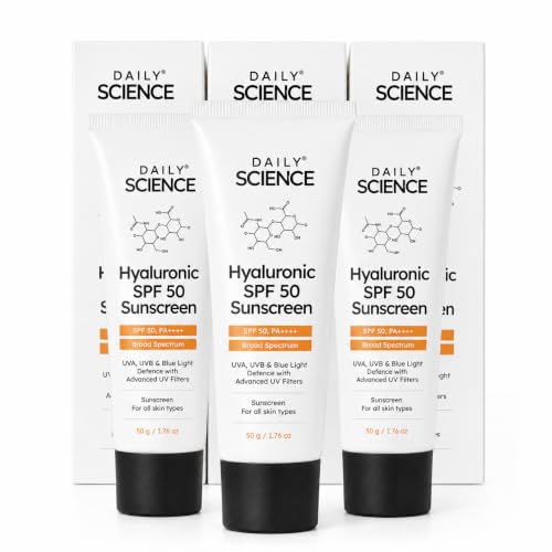 Image of Hyaluronic SPF 50 PA++++ Sunscreen, 150 g, Matte No White Cast, Lightweight