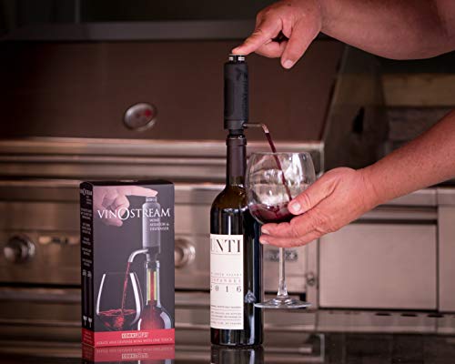 Cork Pops 9" 2-in-1 Vinostream Wine Aerator & Dispenser - Thumbnail 2