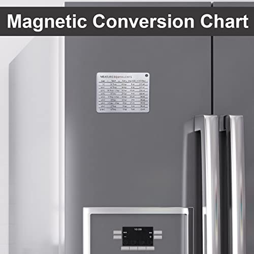 20Pcs Measuring Cups And Measuring Spoons Set, Food-Grade Stainless Steel Measure Cup Set For Cooking Baking Measurement, Including 7 Cups, 9 Spoons, Level, Magnetic Chart, Stackable Measuring Set #TOP7