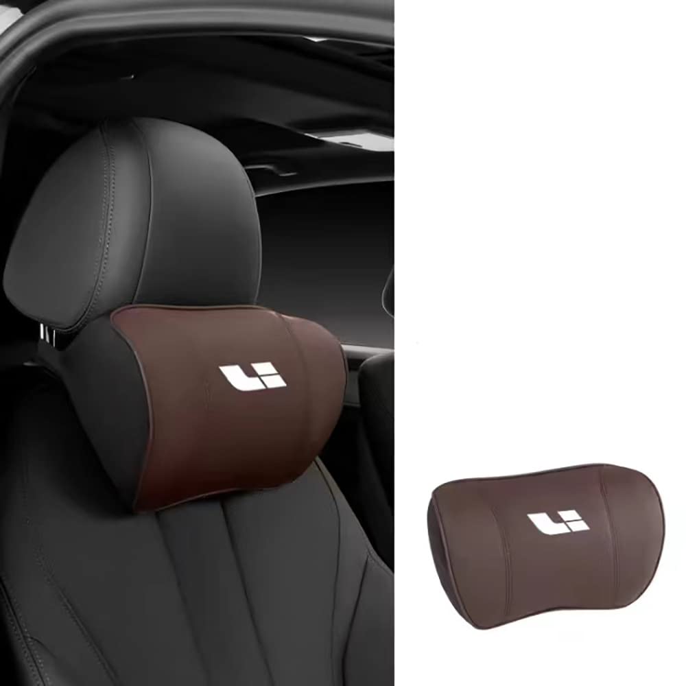 2 Piezas Car Viaje Largo Suave Memoria Reposacabezas ergonómico, para Leading Ideal La relajación del Cuello Alivia la Fatiga,B