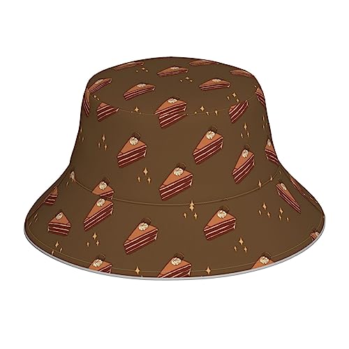 BROLEO Chapeau cloche réfléchissant pour gâteau au chocolat – Chapeau léger et pliable pour l'extérieur, noir, taille unique
