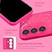 TURYXIA for Galaxy A36 5G Phone Case, for Samsung Galaxy A36 5G Case Hot Pink Glitter for Women Girls Girly Cute Sparkly Bling Neon Bright Color Soft Cover for Samsung A36 5G 6.6 inch, Hot Pink