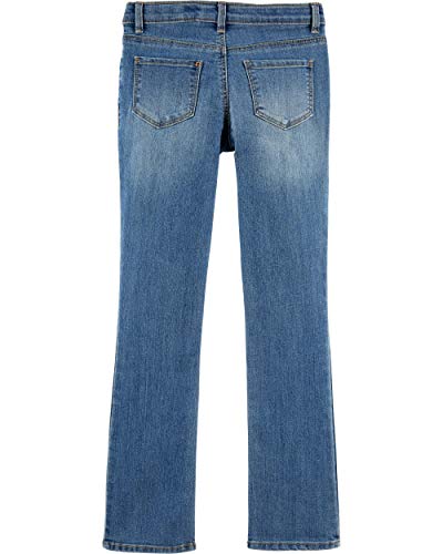 OshKosh B'Gosh Jeans skinny para meninas, Azul (Upstate Blue), 10 Short