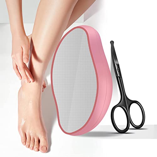 Firrenty-Crystal-Hair-Eraser-for-Women-and-Men-5th-Generation-Upgrade-Painless-Exfoliation-Crystal-Hair-Remover-Portable-for-Quick-Exfoliation-Crystal-Hair-Eraser-Reusable-Hair-Remover-ToolPink