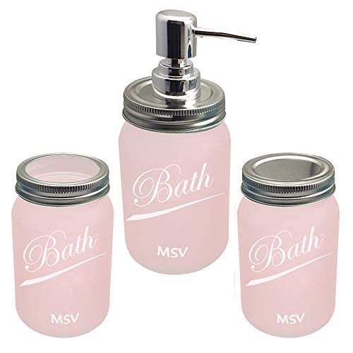Artículos de baño de diseño MSV Nassau rosa con acabado premium 2