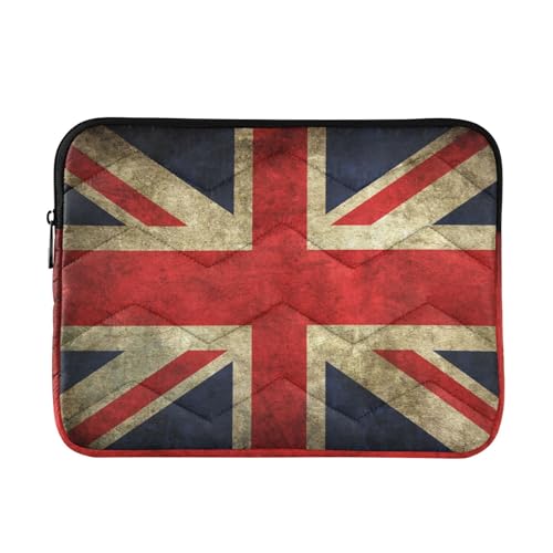 Sacoche ordinateur 13-16 pouces étanche Mnsruu housse PC Union Jack