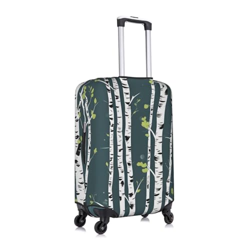 Housse de valise voyage anti rayures et imperméable blanche M