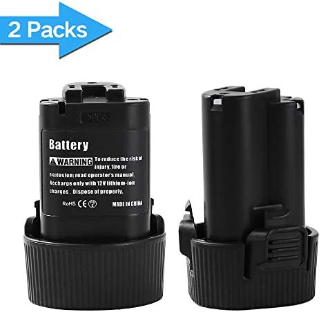 2 Pack 10.8v 3.0Ah Li-ion Replacement Battery for Makita BL1013 Makita BL1014 Battery 194550-6 194551-4 195332-9