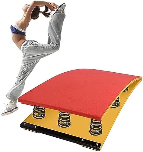 Tavola da ginnastica per bambini, design curvo resistente, tappetino antiscivolo per allenamento sicuro, ideale per giovani ginnasti e allenatori
