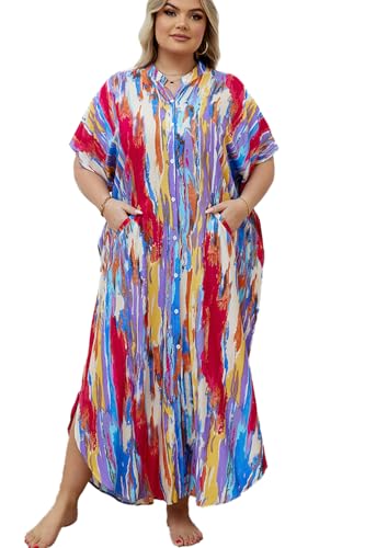 Grande taille robe d'été fluide et bohème pour se sentir libre à la plage