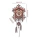 DGEAYUE Cuckoo Clock, Retro Wooden Cuckoo Birdhouse Antique Wall Clock Forest Clock Home Decor Vintage Chalet Design(No Battery) (Type D)
