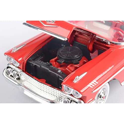 Motor Max 1:24 Chevrolet Impala Convertible Rojo miniatura 5