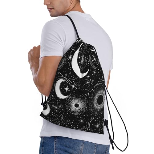 Gothic Bat Drawstring Backpack,Goth Drawstring Bag Cute Beach Sack Bags For Gym Shopping Beach Sport Yoga3