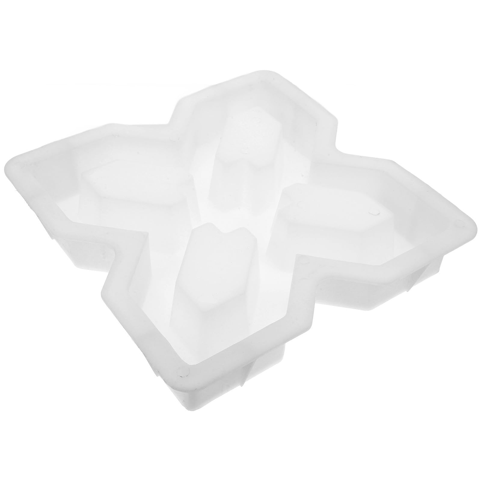 Molde de hormigón para adoquines de plástico resistente de 30x30x6cm 8