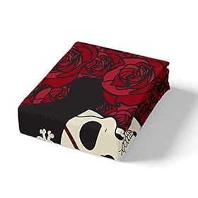 Castle Fairy Dagger Pirate Duvet Cover Full Skeleton Rose Comforter Cover Set for Teens Bedroom Child Bloom Flowers Bed… 41cKQdlPOAL. SS280