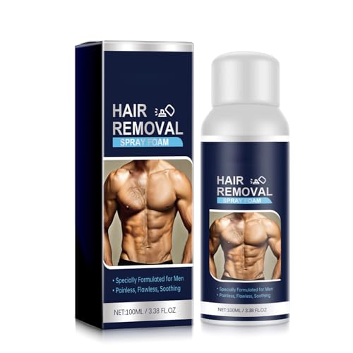 Enthaarungscreme Intimbereich Männer, Hair Removal Spray Foam for Men, Body Haarentfernung Schaum, Sanfte Haarentfernung ohne Rasurbrand, ideal für die empfindliche Haut im Intimbereich Enthaarungscreme Intimbereich Männer, Hair Removal Spray Foam for Men, Body Haarentfernung Schaum, Sanfte Haarentfernung ohne Rasurbrand, ideal für die empfindliche Haut im Intimbereich