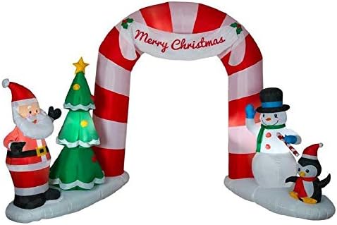 Holiday Living Lighted Archway Christmas Inflatable 7.91-ft x 11.52-ft