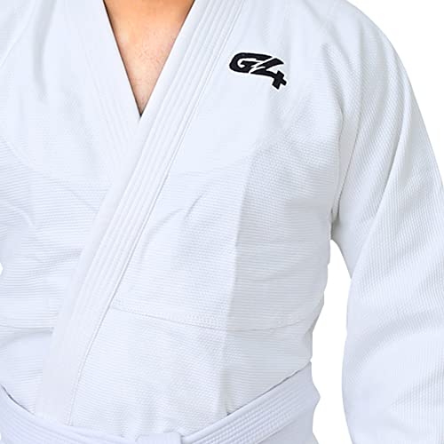 G4 Vision Bjj Gi Mens Kids Brazilian Jiu Jitsu Suit Jujitsu Adult Uniform Adult Youth Blue Black White thumb #3