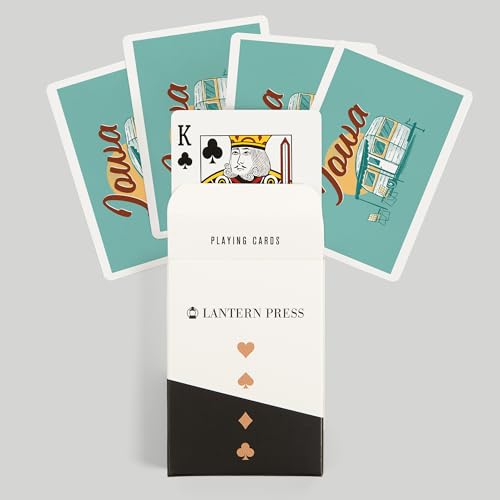 Baraja de Póker Vintage Iowa 52 Cartas Para Adultos miniatura 6