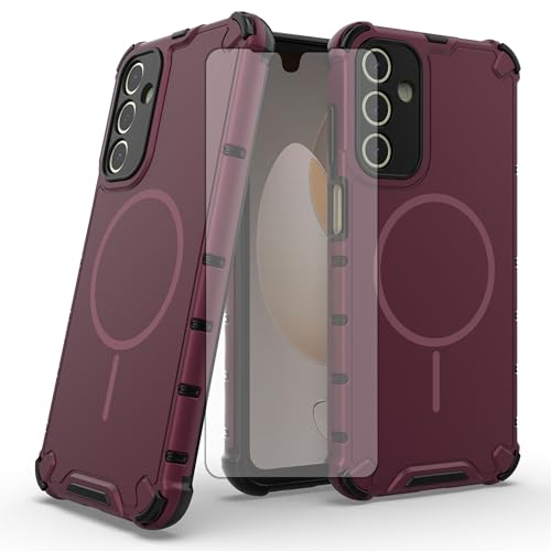Coque Samsung Galaxy A15 5G Asuwish antichoc magnétique avec verre trempé